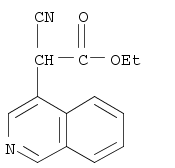 Ethyl 2-cyano-2-(isoquinolin-4-yl)acetate